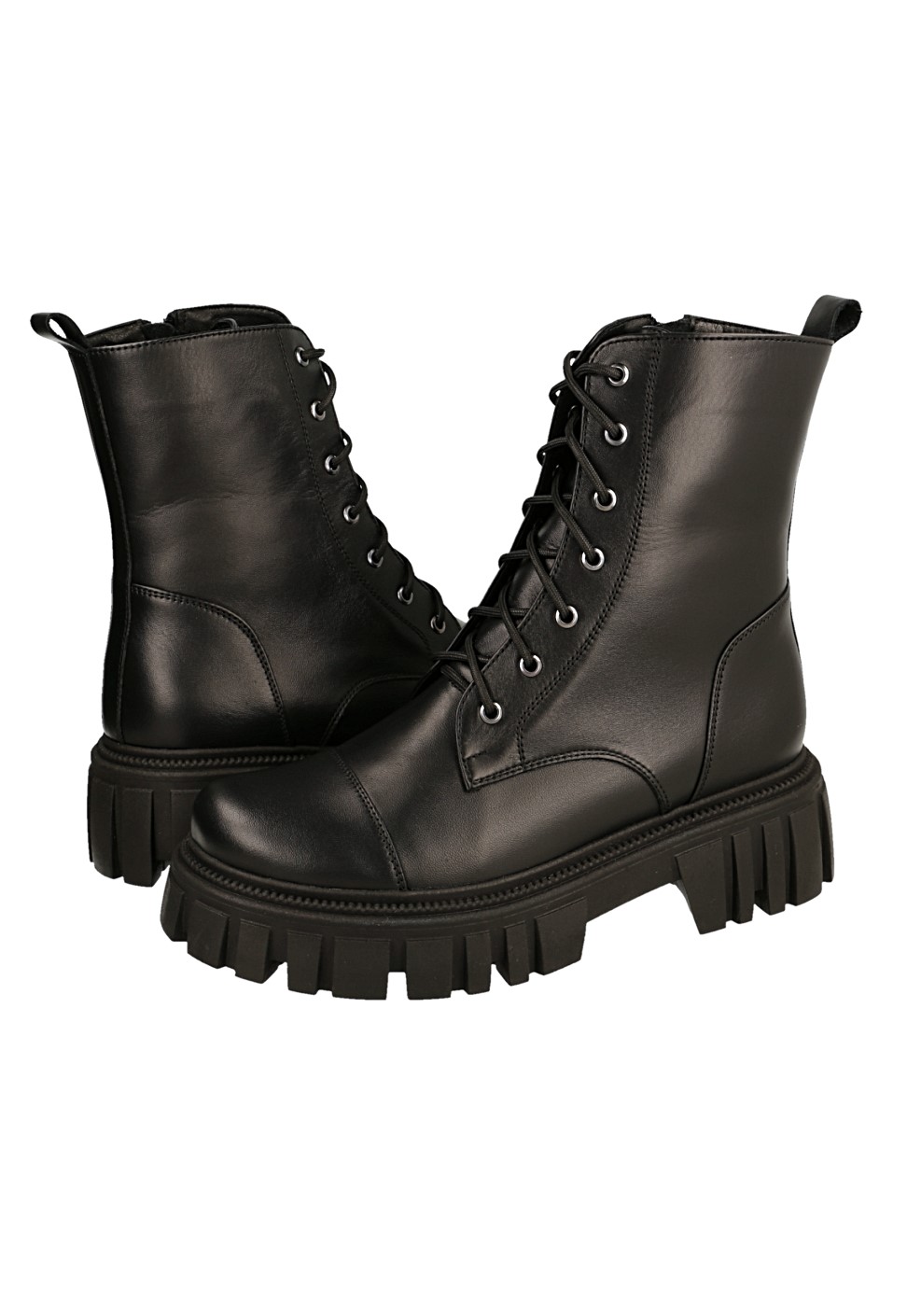 Ботинки кожаные Benito 1057/01/02 фото 1 - интернет-магазин обуви Pratik