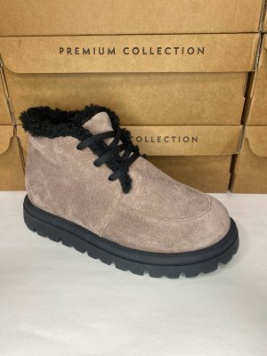 Ботинки замшевые Benito GL1054 new- фото 1 - интернет-магазин обуви Pratik