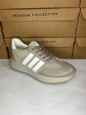 Кроссовки кожаные Benito 14154/57-37-1 new- фото 1 - интернет-магазин обуви Pratik