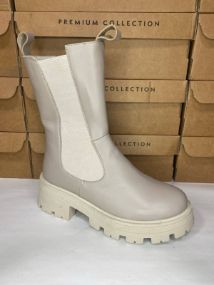 Ботинки кожаные Benito GL0908 new- фото 1 - интернет-магазин обуви Pratik