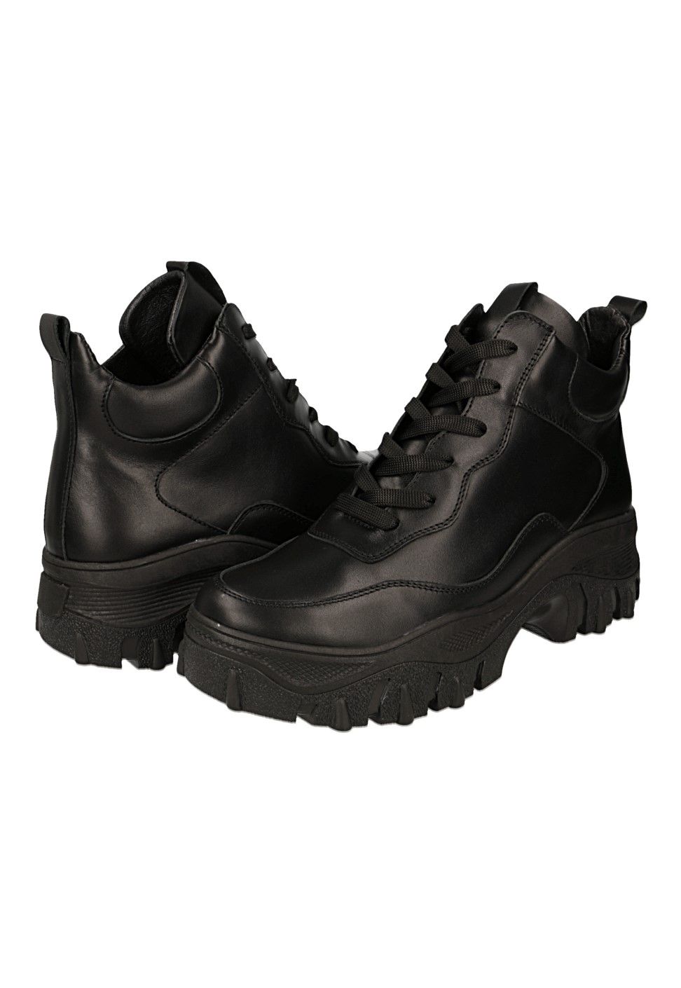 Ботинки кожаные Benito 993/01/02 фото 1 - интернет-магазин обуви Pratik