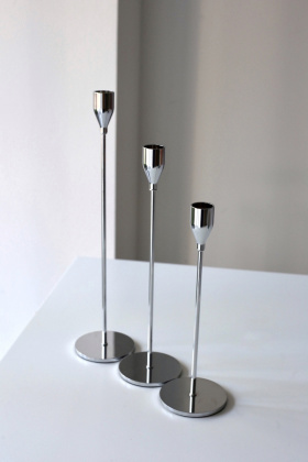 Набор подсвечников серебро 3 шт. 66- фото 1 - интернет-магазин обуви Pratik