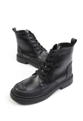 Ботинки кожаные Benito 1273/01-01m/02 new- фото 1 - интернет-магазин обуви Pratik