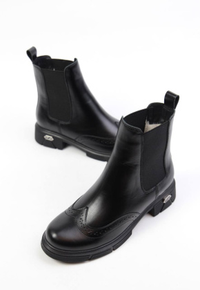 Ботинки кожаные Benito 1230/01/03 new- фото 1 - интернет-магазин обуви Pratik