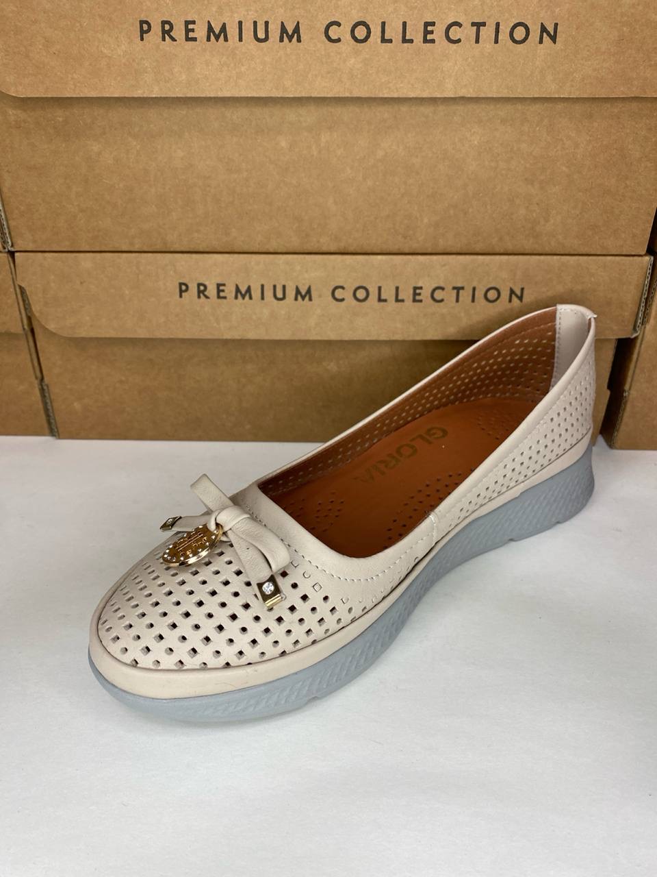 картинка Балетки кожаные Benito от магазина Pratik