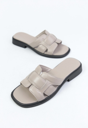 Шлепанцы кожаные Benito 0048-4/71 new- фото 1 - интернет-магазин обуви Pratik