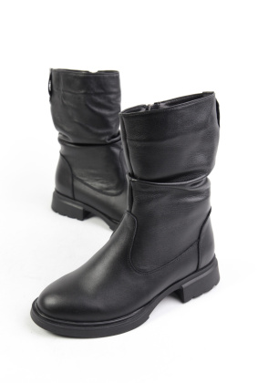 Ботинки кожаные Benito 43133/2 new- фото 1 - интернет-магазин обуви Pratik