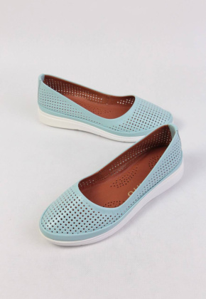 Балетки кожаные Benito 23367/5 new- фото 1 - интернет-магазин обуви Pratik