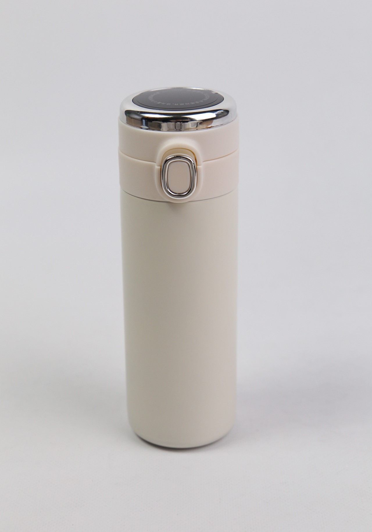 картинка Термос с датчиком температуры 380 мл, Бежевый от магазина Pratik