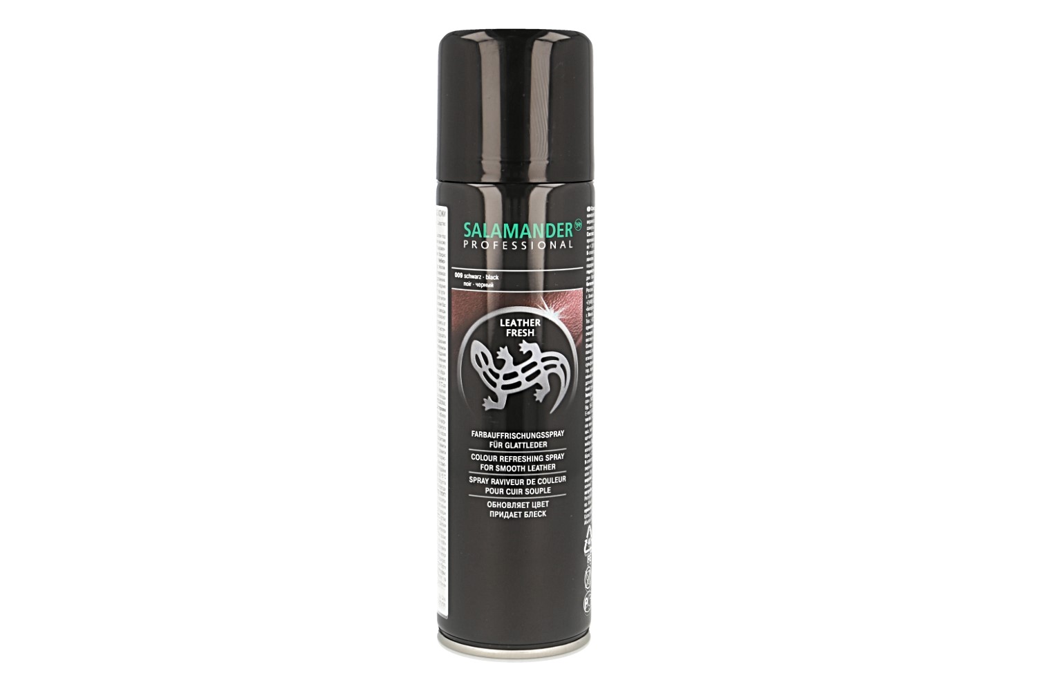 картинка Аэрозоль для гладкой кожи Salamander "Leather Fresh", черный, 250 мл  от магазина Pratik