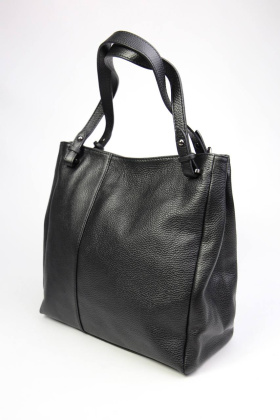 Сумка кожаная Daro DA5052black- фото 1 - интернет-магазин обуви Pratik