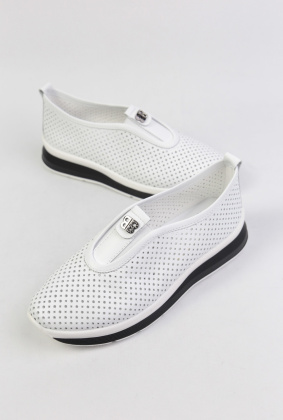 Слипоны кожаные Benito 24116/1 new- фото 1 - интернет-магазин обуви Pratik