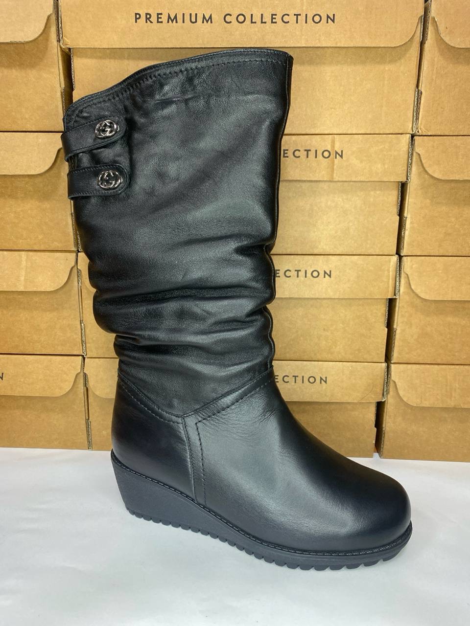 картинка Сапоги кожаные Benito от магазина Pratik