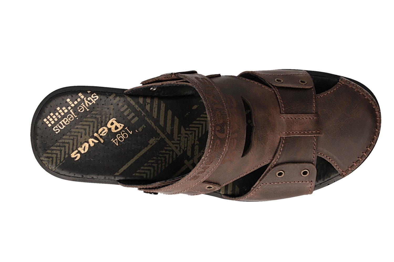 картинка Шлепанцы кожаные Belvas от магазина Pratik