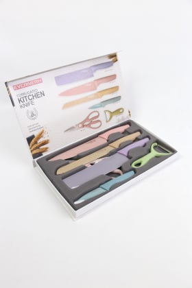 Набор ножей из пшеничного волокна 82- фото 1 - интернет-магазин обуви Pratik