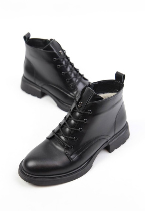 Ботинки кожаные Benito 1129/01/03 new- фото 1 - интернет-магазин обуви Pratik