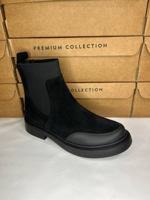 Ботинки замшевые Benito BE1066 new- фото 1 - интернет-магазин обуви Pratik