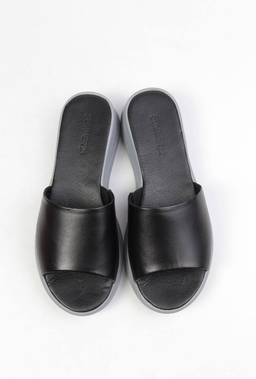 картинка Шлепанцы кожаные Benito от магазина Pratik