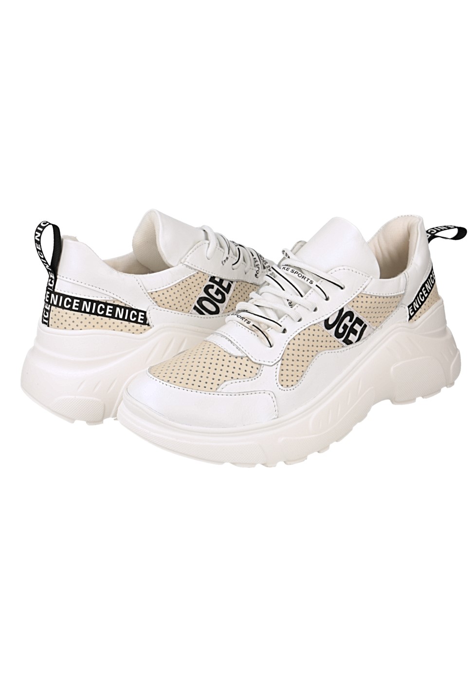 картинка Кроссовки кожаные Moderate от магазина Pratik