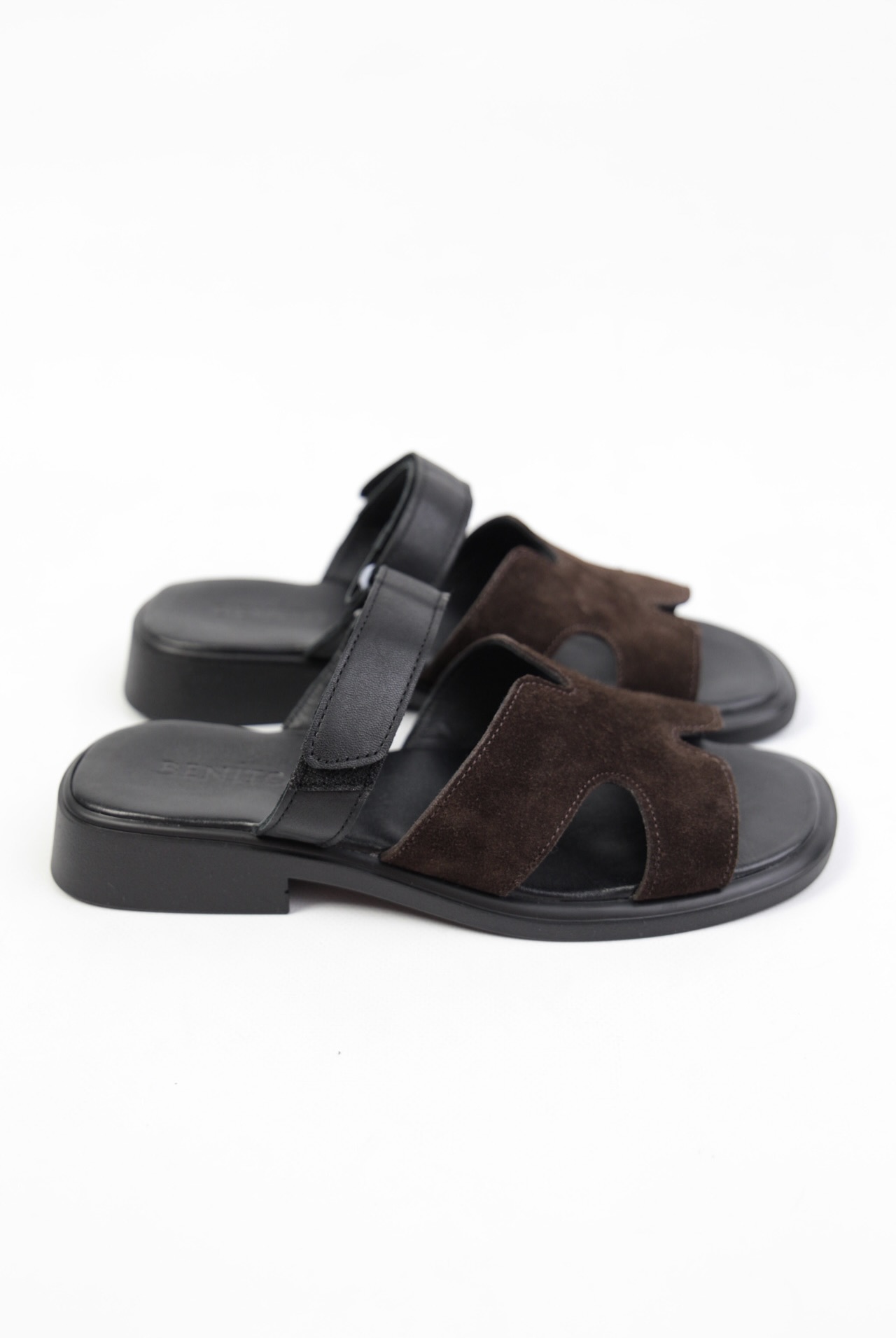 картинка Замшеві шльопанці Benito от магазина Pratik