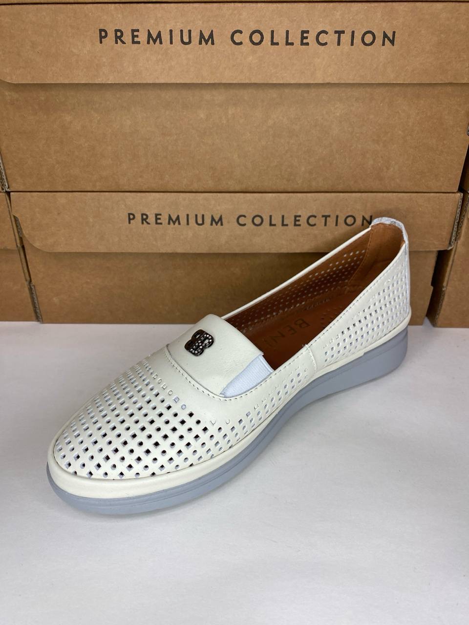 картинка Балетки кожаные Benito от магазина Pratik