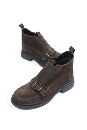 Ботинки замшевые Benito 1282/30/02 new- фото 1 - интернет-магазин обуви Pratik