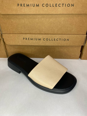 Шлепанцы кожаные Benito BE0829 new- фото 1 - интернет-магазин обуви Pratik