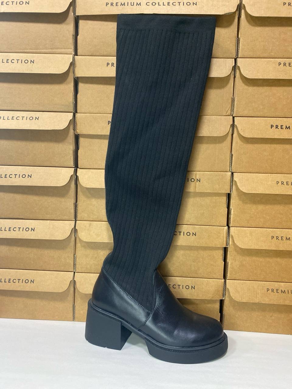 картинка Ботфорты кожаные Benito от магазина Pratik