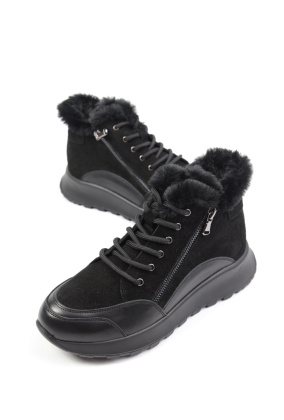 Ботинки замшевые Benito 1296/02-01/16 new- фото 1 - интернет-магазин обуви Pratik