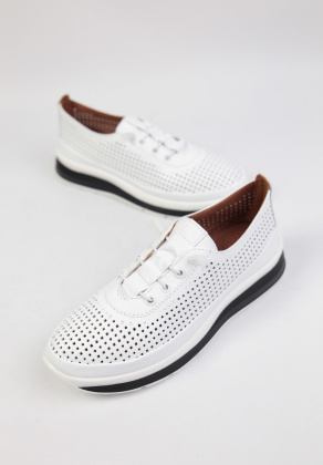 Кроссовки кожаные Benito 24140/1 new- фото 1 - интернет-магазин обуви Pratik