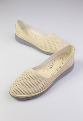 Балетки кожаные Benito 13677/67 new- фото 1 - интернет-магазин обуви Pratik