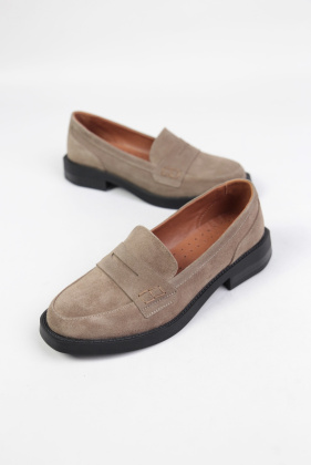 Лоферы замшевые Benito 2162/31/07 new- фото 1 - интернет-магазин обуви Pratik