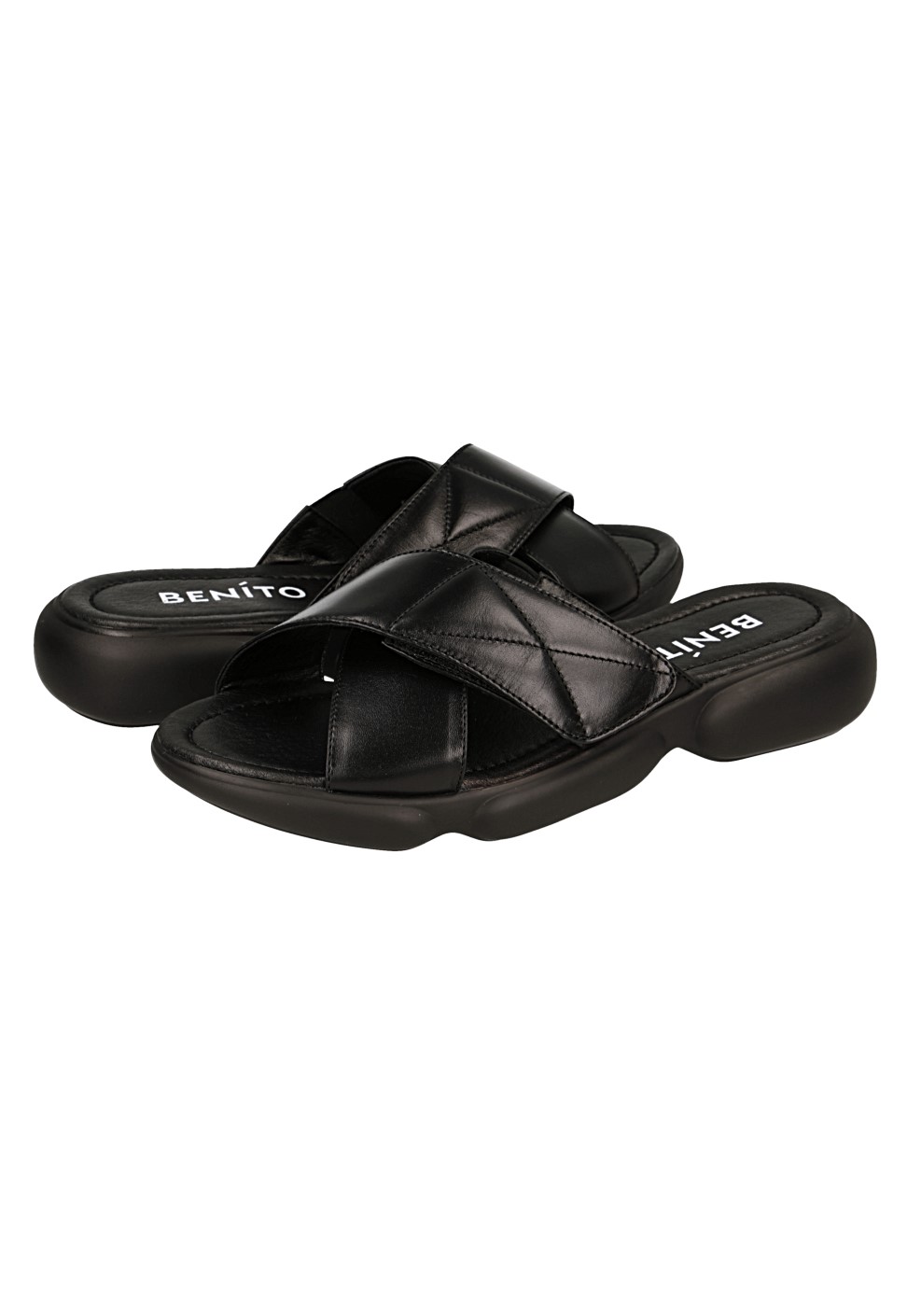 картинка Шлепанцы кожаные Benito от магазина Pratik