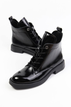 Ботинки кожаные Benito 1205/12/02- фото 1 - интернет-магазин обуви Pratik