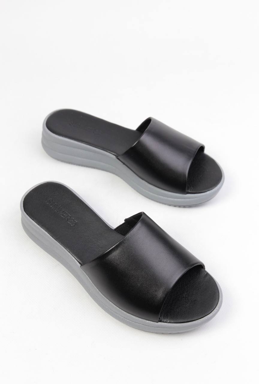 картинка Шлепанцы кожаные Benito от магазина Pratik