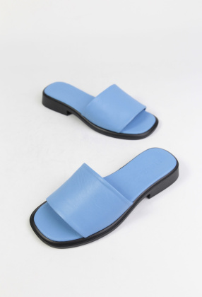 Шлепанцы кожаные Benito 0041-4/75 new- фото 1 - интернет-магазин обуви Pratik