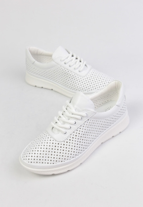 Кроссовки кожаные Benito 24121/1 new- фото 1 - интернет-магазин обуви Pratik