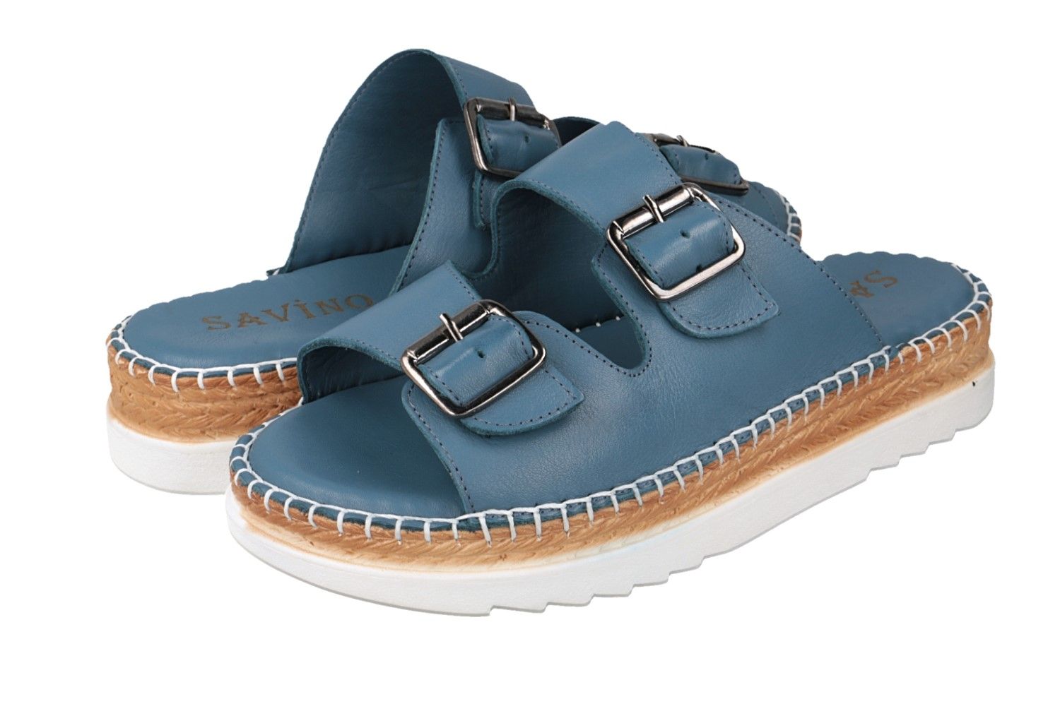 картинка Шлепанцы кожаные Savino от магазина Pratik