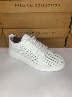 Кеды кожаные Benito BE0965 new- фото 1 - интернет-магазин обуви Pratik