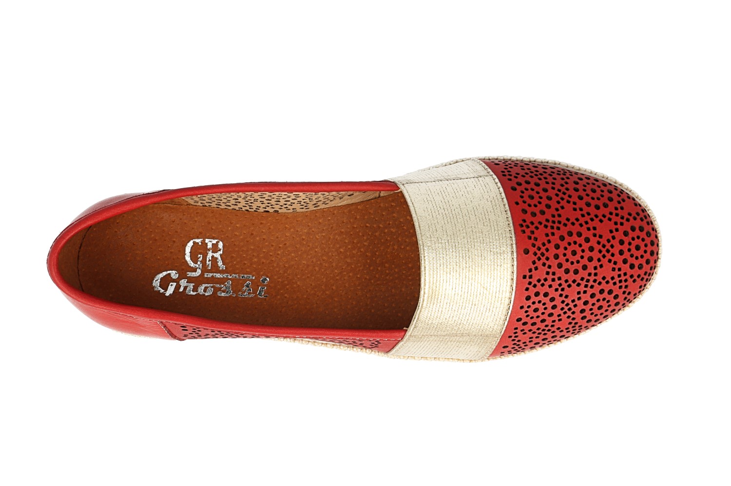 Балетки кожаные Grossi GR713/5 фото 6 - интернет-магазин обуви Pratik