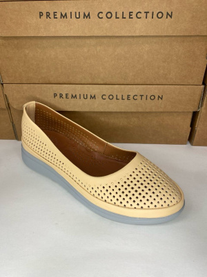 Балетки кожаные Benito GL0811 new- фото 1 - интернет-магазин обуви Pratik