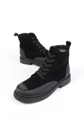 Ботинки замшевые Benito 1273/02-01m/03 new- фото 1 - интернет-магазин обуви Pratik