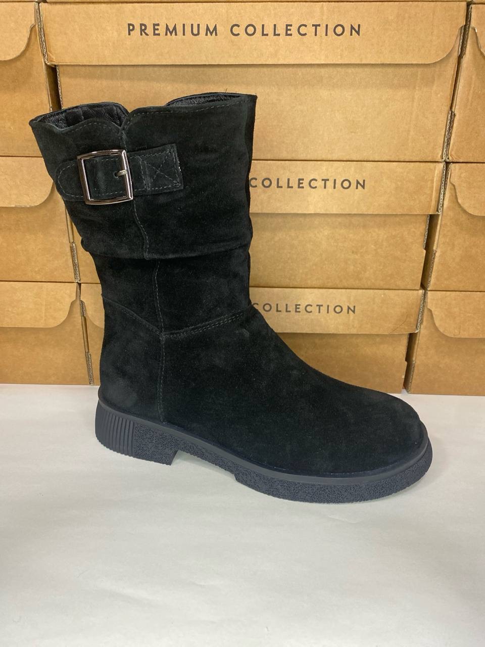 картинка Сапоги замшевие Benito от магазина Pratik